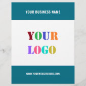 Benutzerdefiniertes Firmenlogo und Flyer für Textw (Vorne)