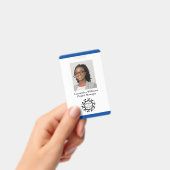 Benutzerdefiniertes Firmenlogo und Foto Mitarbeite Ausweis (Handheld)