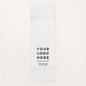 Benutzerdefiniertes Firmenlogo und helles Holzdesi Yogamatte (Vorderseite)