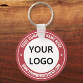 Benutzerdefiniertes Firmenlogo und Schlüsselanhäng Schlüsselanhänger (Vorderseite)