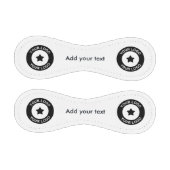 Benutzerdefiniertes Firmenlogo und Text-Baseball Baseball (Paneele)