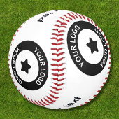Benutzerdefiniertes Firmenlogo und Text-Baseball Baseball