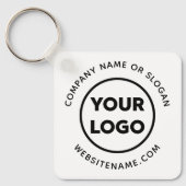 Benutzerdefiniertes Firmenlogo und Text-Corporate- Schlüsselanhänger (Vorderseite)