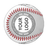 Benutzerdefiniertes Firmenlogo und Text für Baseba Baseball (Vorderseite Links)