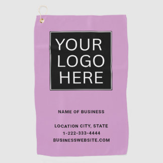 Benutzerdefiniertes Firmenlogo und Text Golfhandtuch