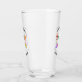 Benutzerdefiniertes Firmenlogo und Text mit Glasbr Glas (Rechts)