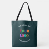 Benutzerdefiniertes Firmenlogo und Text-Totbeutel Tasche (Vorderseite)