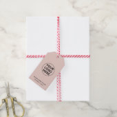 Benutzerdefiniertes Firmenlogo und Text-Werbepinse Geschenkanhänger (Mit Garn)