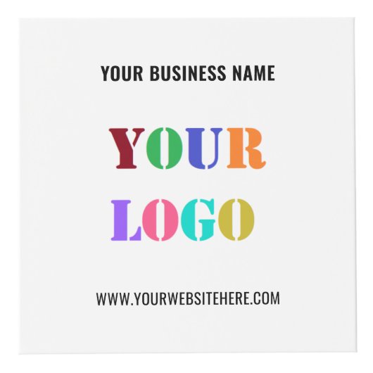 Benutzerdefiniertes Firmenlogo und Text-Werbewürfe Würfel (Rückseite)