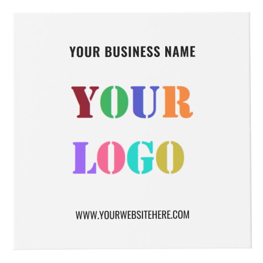 Benutzerdefiniertes Firmenlogo und Text-Werbewürfe Würfel (Vorderseite)