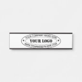 Benutzerdefiniertes Firmenlogo und Türsignatur des Türschild (Vorderseite )