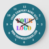 Benutzerdefiniertes Firmenlogo und Uhr für die Tex (Vorderseite)