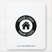Benutzerdefiniertes Firmenlogo und Werbemousepad f Mousepad (Vorne)