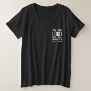 Benutzerdefiniertes Firmenlogo Unternehmensfirma M Große Größe T-Shirt