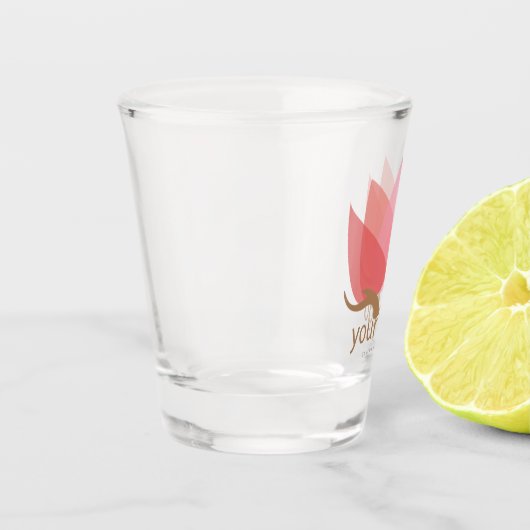 Benutzerdefiniertes Firmenlogo Upload-ID621 Schnapsglas (Links)