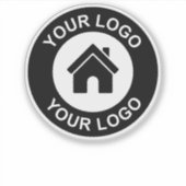 Benutzerdefiniertes Firmenlogo Versatile Kontur Aufkleber (Vorderseite)