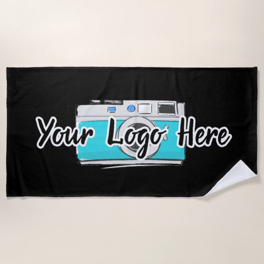 Benutzerdefiniertes Firmenlogo Verwendung des eige Strandtuch (Vorderseite)