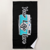 Benutzerdefiniertes Firmenlogo Verwendung des eige Strandtuch (Vorderseite)