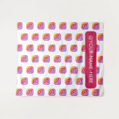 benutzerdefiniertes Firmenlogo Wandteppich (Vorderseite (Horizontal))