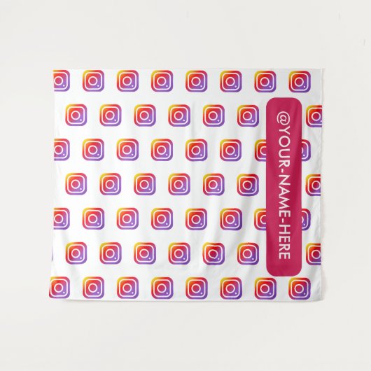 benutzerdefiniertes Firmenlogo Wandteppich (Vorderseite (Horizontal))