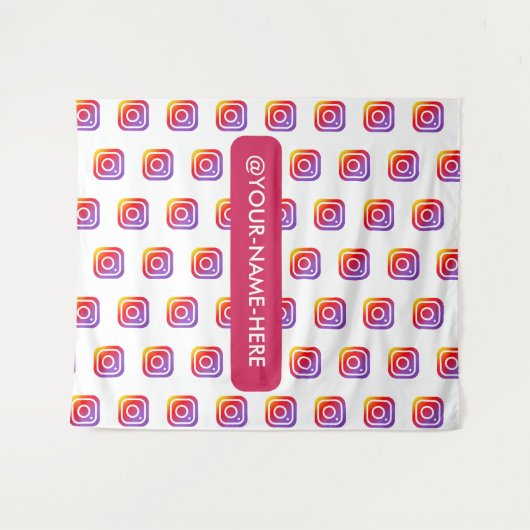 benutzerdefiniertes Firmenlogo Wandteppich (Vorderseite (Horizontal))