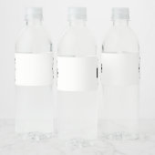 Benutzerdefiniertes Firmenlogo Wasserflaschenetikett (Flaschen)