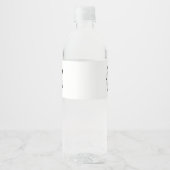 Benutzerdefiniertes Firmenlogo Wasserflaschenetikett (Vorderseite)