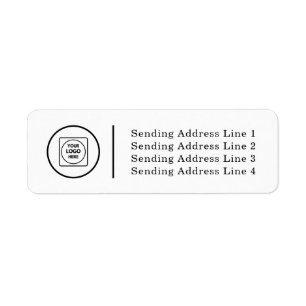 Benutzerdefiniertes Firmenlogo Weiße Hintergrund B