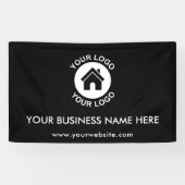 Benutzerdefiniertes Firmenlogo Werbebanner Banner (Horizontal)
