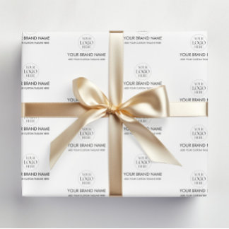 Benutzerdefiniertes Firmenlogo Werbeverpackung Geschenkpapier