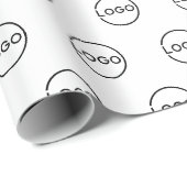 Benutzerdefiniertes Firmensignet Geschenkpapier (Rolleneckpunkt)