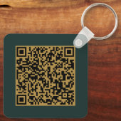 Benutzerdefiniertes Firmensignet & QR-Code Werbear Schlüsselanhänger (Rückseite)