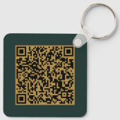 Benutzerdefiniertes Firmensignet & QR-Code Werbear Schlüsselanhänger (Rückseite)