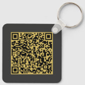 Benutzerdefiniertes Firmensignet & QR-Code Werbear Schlüsselanhänger (Rückseite)