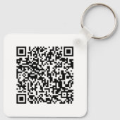 Benutzerdefiniertes Firmensignet & QR-Code Werbear Schlüsselanhänger (Rückseite)