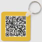 Benutzerdefiniertes Firmensignet & QR-Code Werbear Schlüsselanhänger (Rückseite)