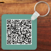 Benutzerdefiniertes Firmensignet & QR-Code Werbear Schlüsselanhänger (Rückseite)