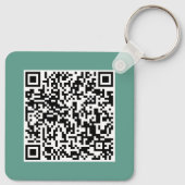Benutzerdefiniertes Firmensignet & QR-Code Werbear Schlüsselanhänger (Rückseite)
