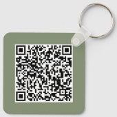 Benutzerdefiniertes Firmensignet & QR-Code Werbear Schlüsselanhänger (Rückseite)