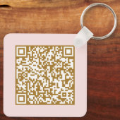 Benutzerdefiniertes Firmensignet & QR-Code Werbear Schlüsselanhänger (Rückseite)