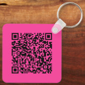 Benutzerdefiniertes Firmensignet & QR-Code Werbear Schlüsselanhänger (Rückseite)