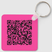 Benutzerdefiniertes Firmensignet & QR-Code Werbear Schlüsselanhänger (Rückseite)