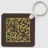 Benutzerdefiniertes Firmensignet & QR-Code Werbear Schlüsselanhänger (Rückseite)