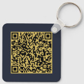 Benutzerdefiniertes Firmensignet & QR-Code Werbear Schlüsselanhänger (Rückseite)
