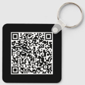 Benutzerdefiniertes Firmensignet & QR-Code Werbear Schlüsselanhänger (Rückseite)