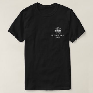 Benutzerdefiniertes Firmensignet und Slogan T-Shirt