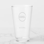 Benutzerdefiniertes Firmenslogo mit individuellem Glas (Rückseite)