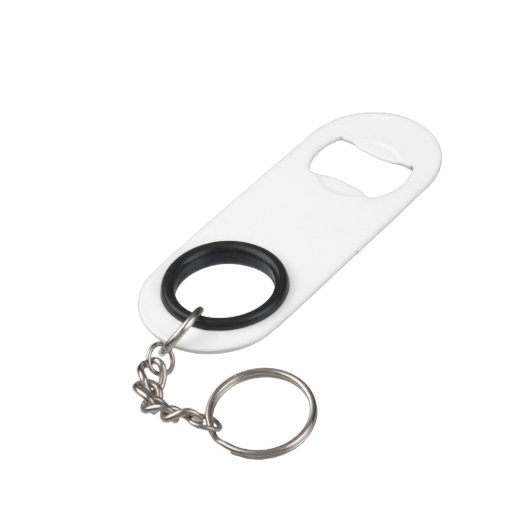 Benutzerdefiniertes Firmensymbol Mini Flaschenöffner (Rückseite Schrägansicht)