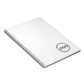 Benutzerdefiniertes Firmensymbol mit individuellem Notizblock (Rechte Seite)