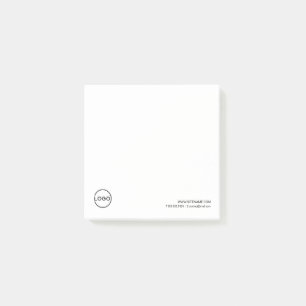 Benutzerdefiniertes Firmensymbol mit individuellem Post-it Klebezettel